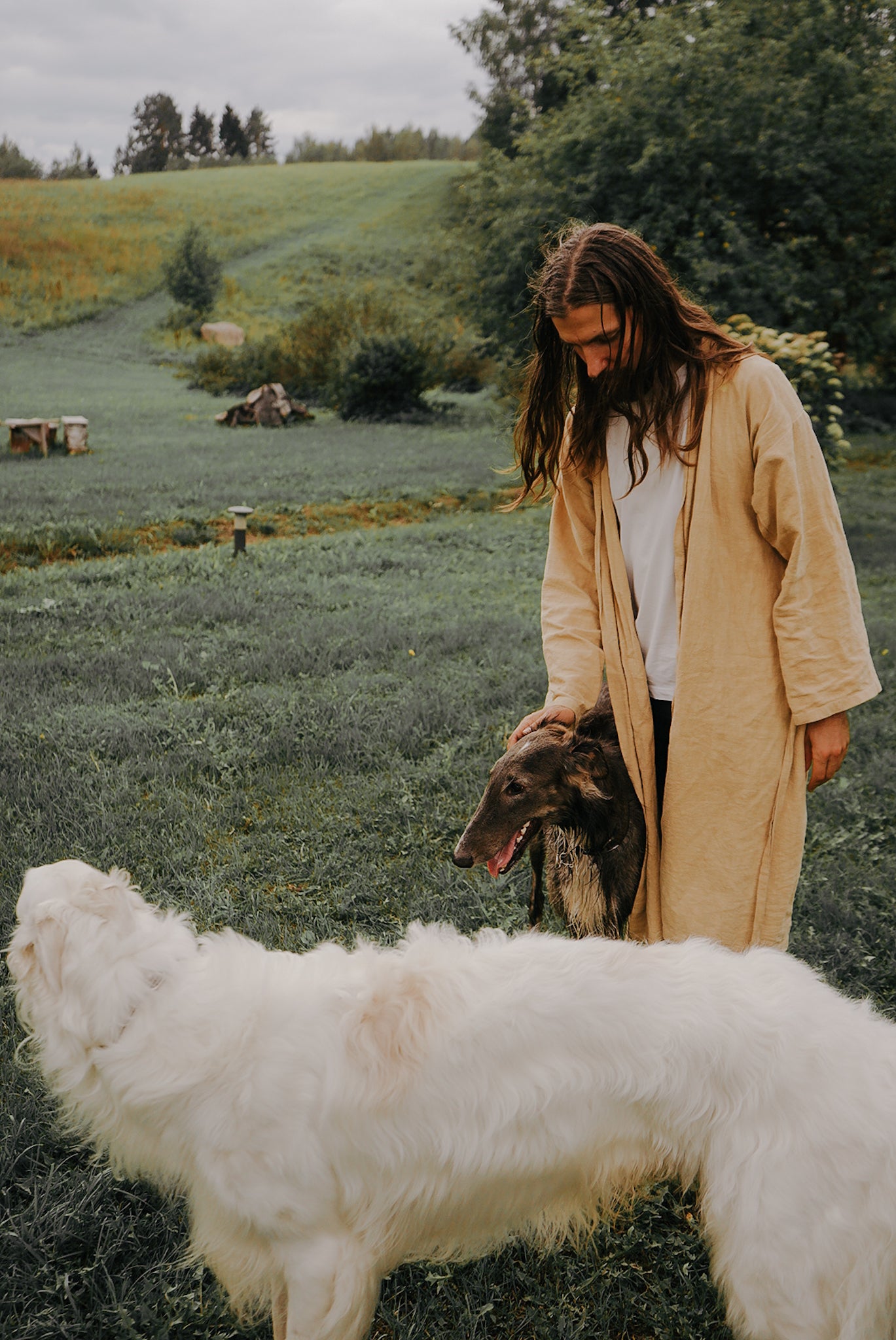 Nettle robe ZELTA Vīru