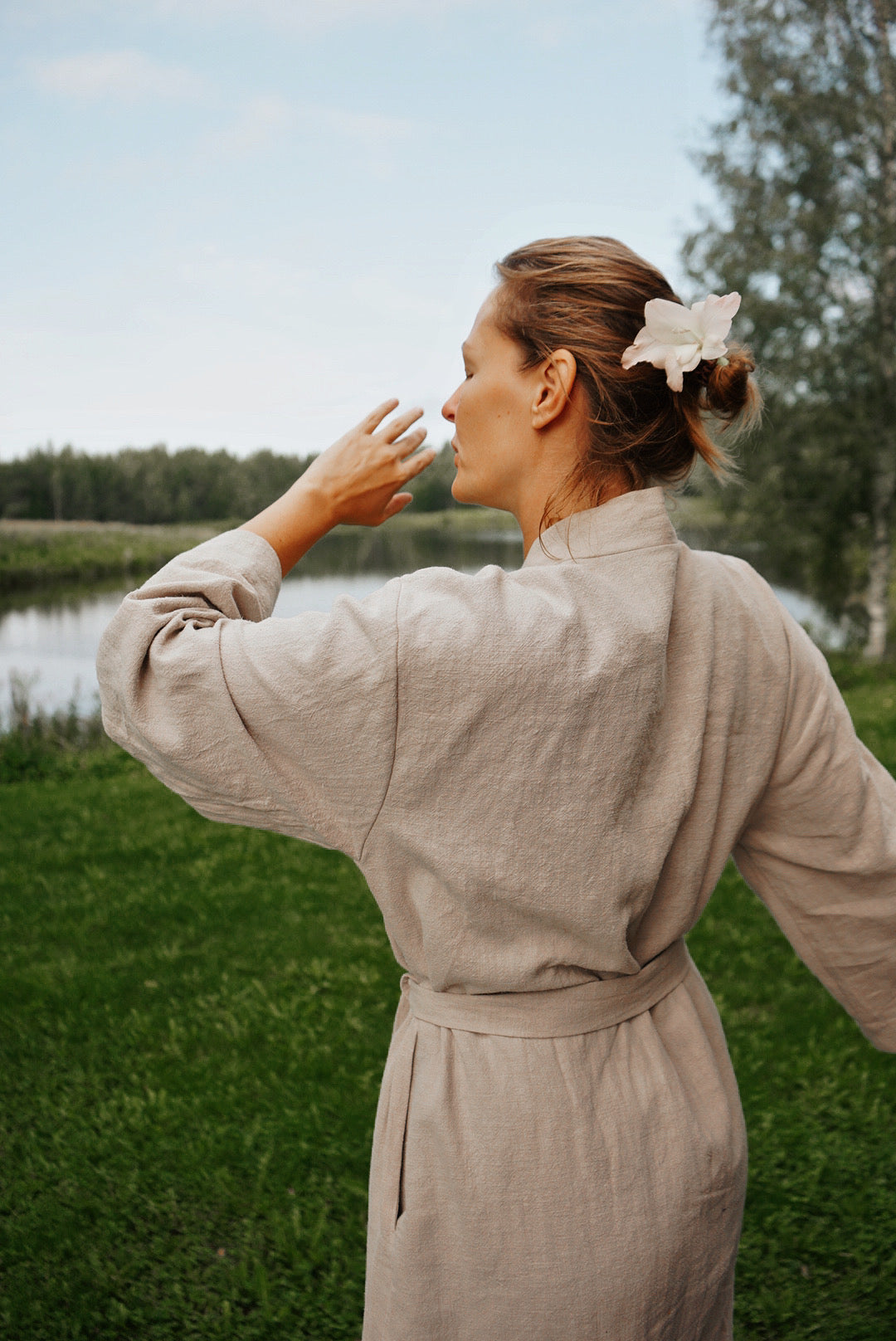 Flax robe AMATA
