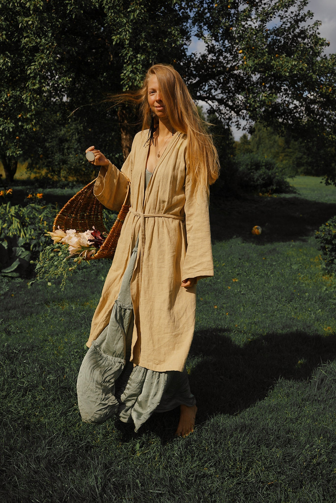 Nettle robe ZELTA