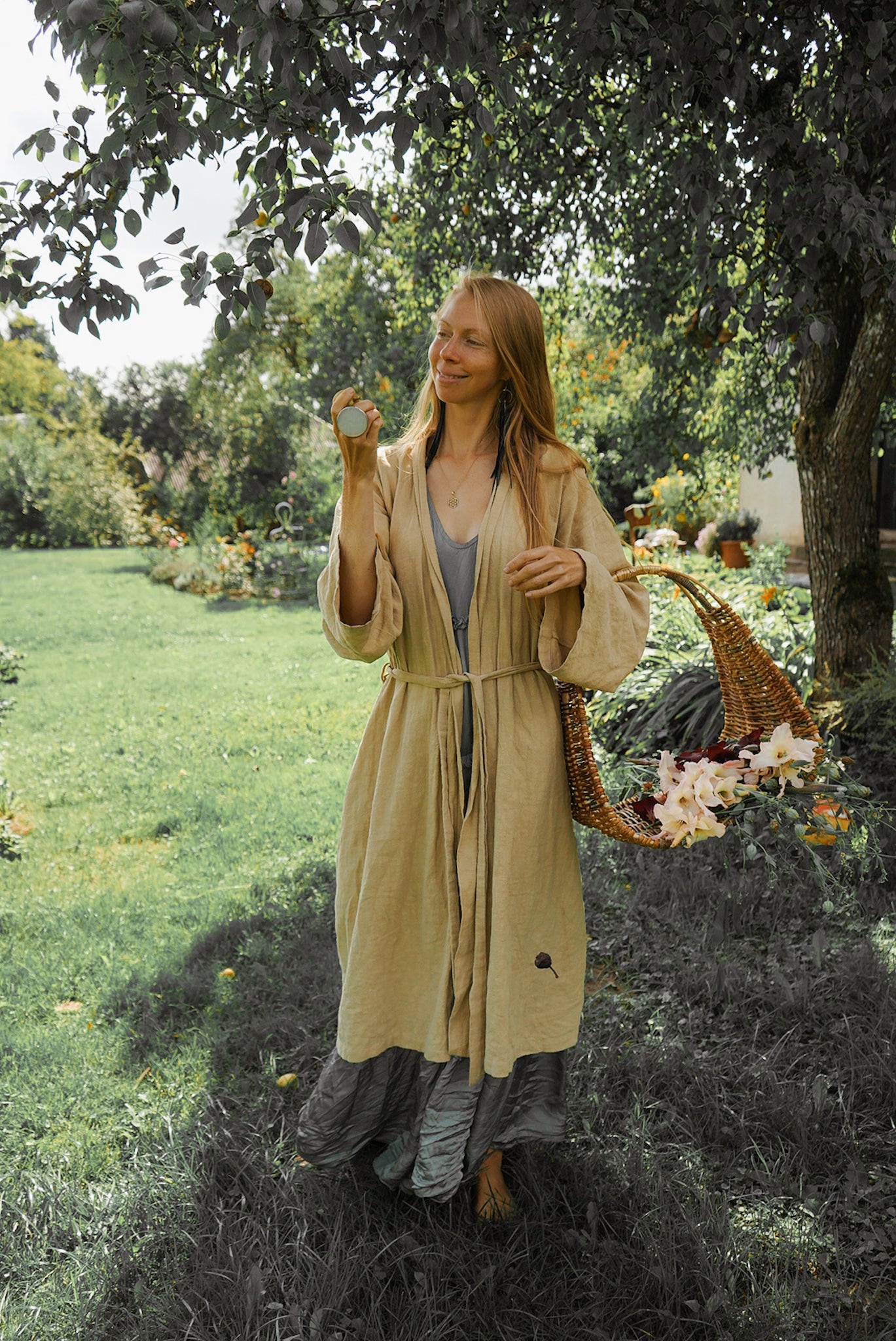 Nettle robe ZELTA