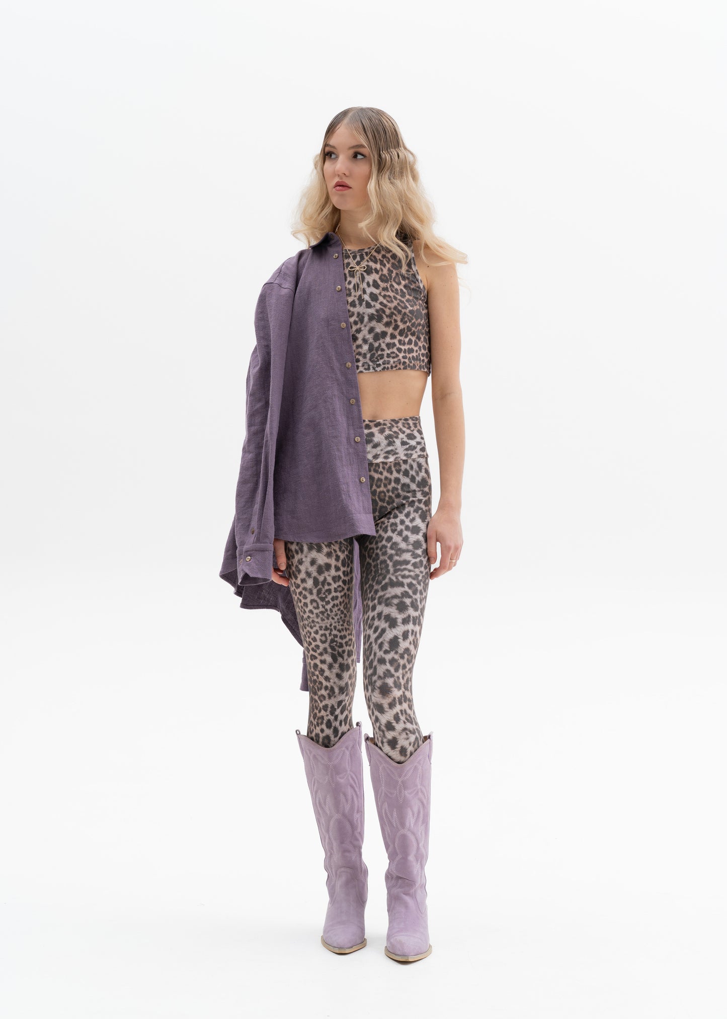 Nettle aubergine shirt
