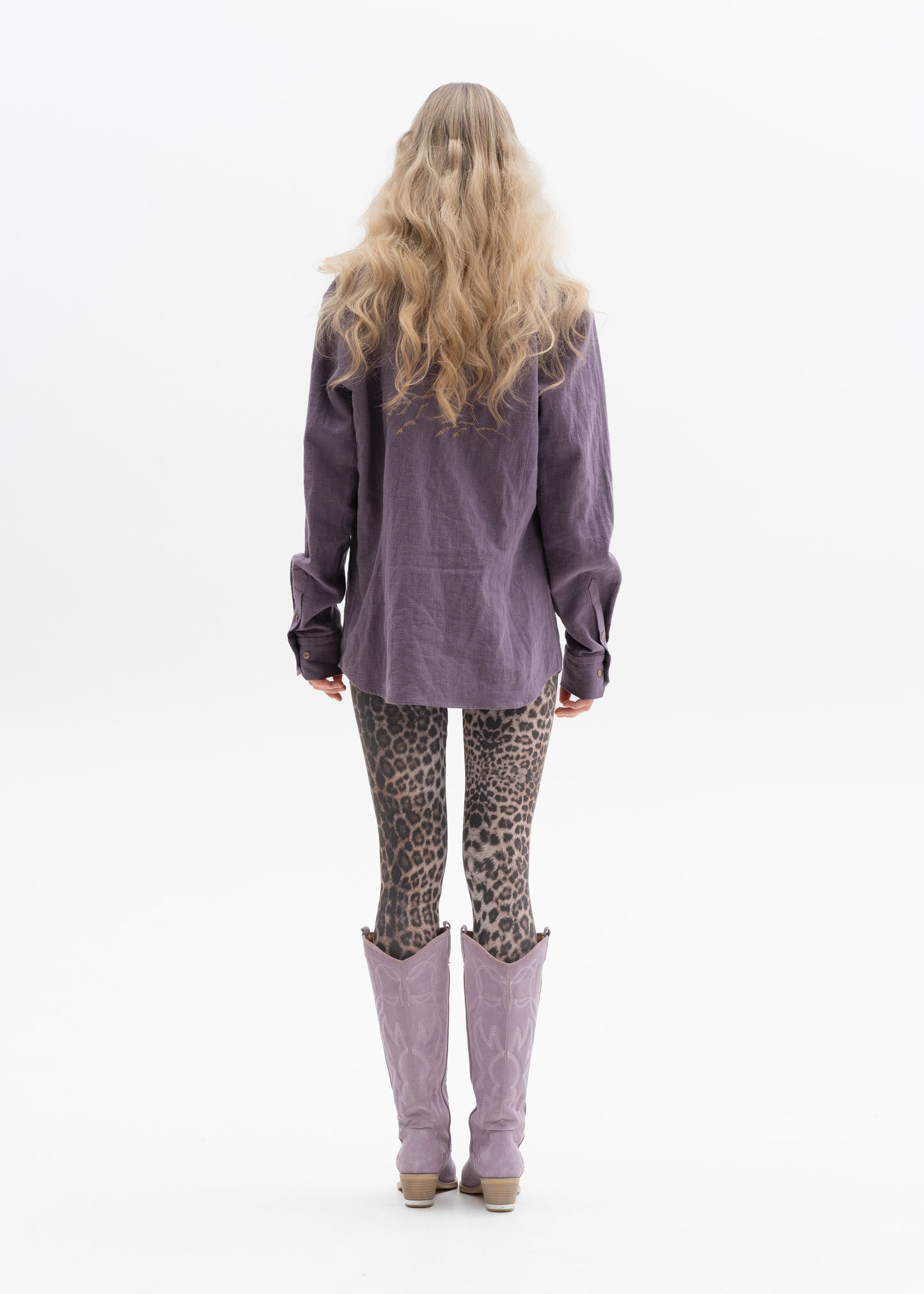 Nettle aubergine shirt
