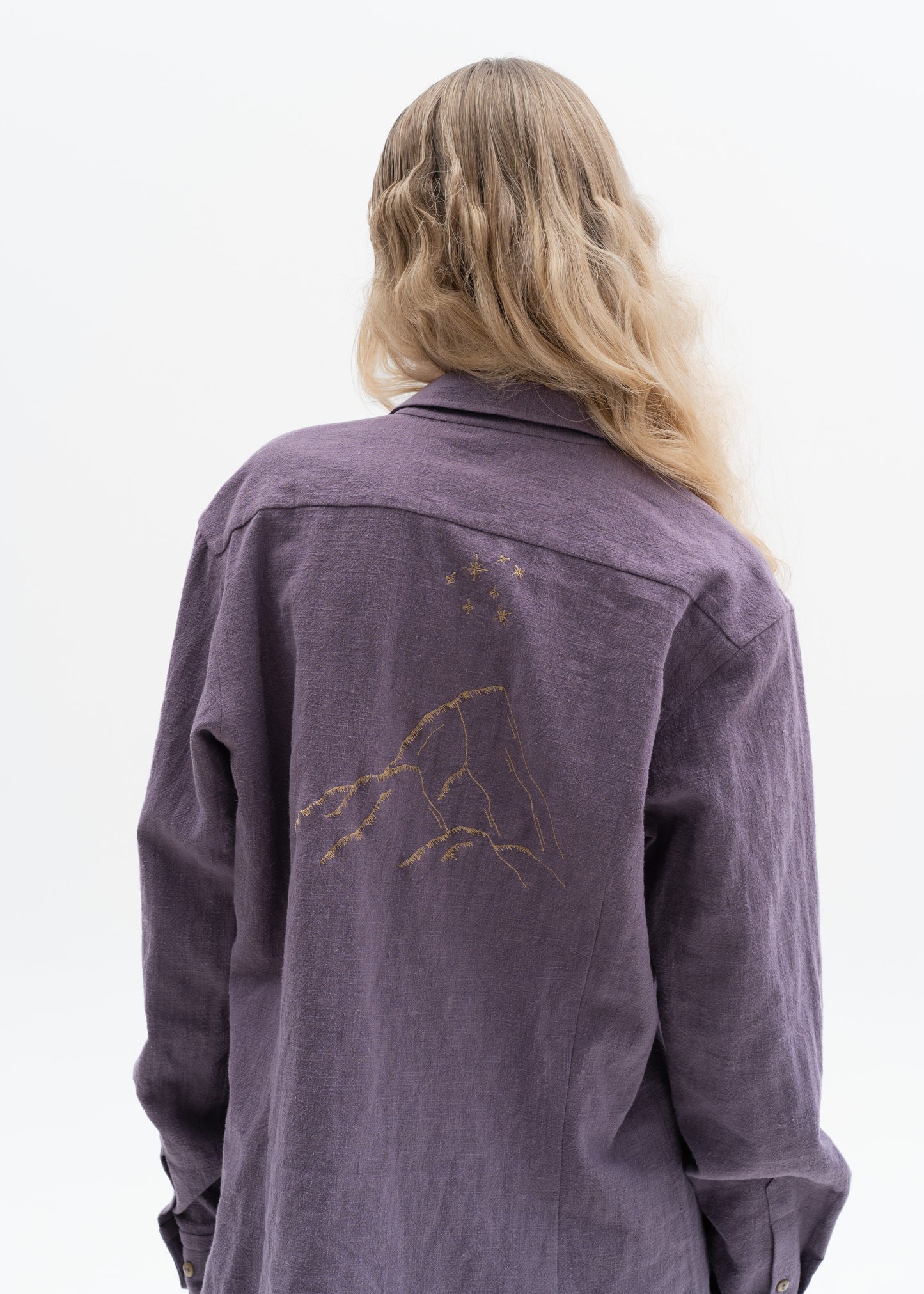 Nettle aubergine shirt