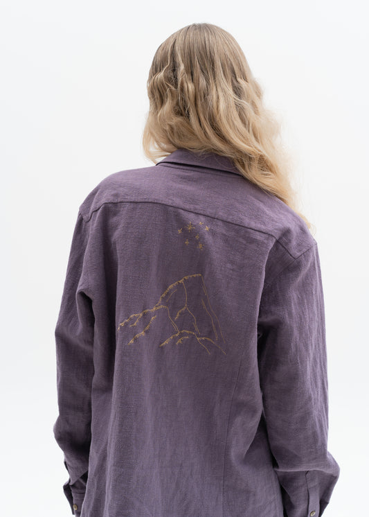 Nettle aubergine shirt