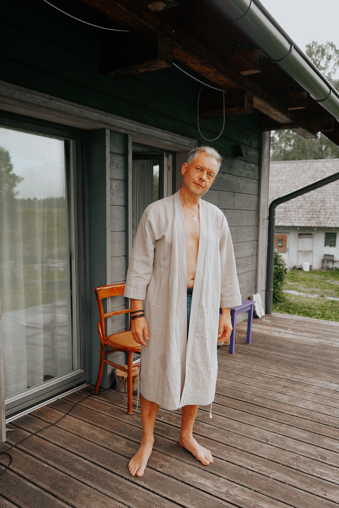 Flax robe AMATA Vīru