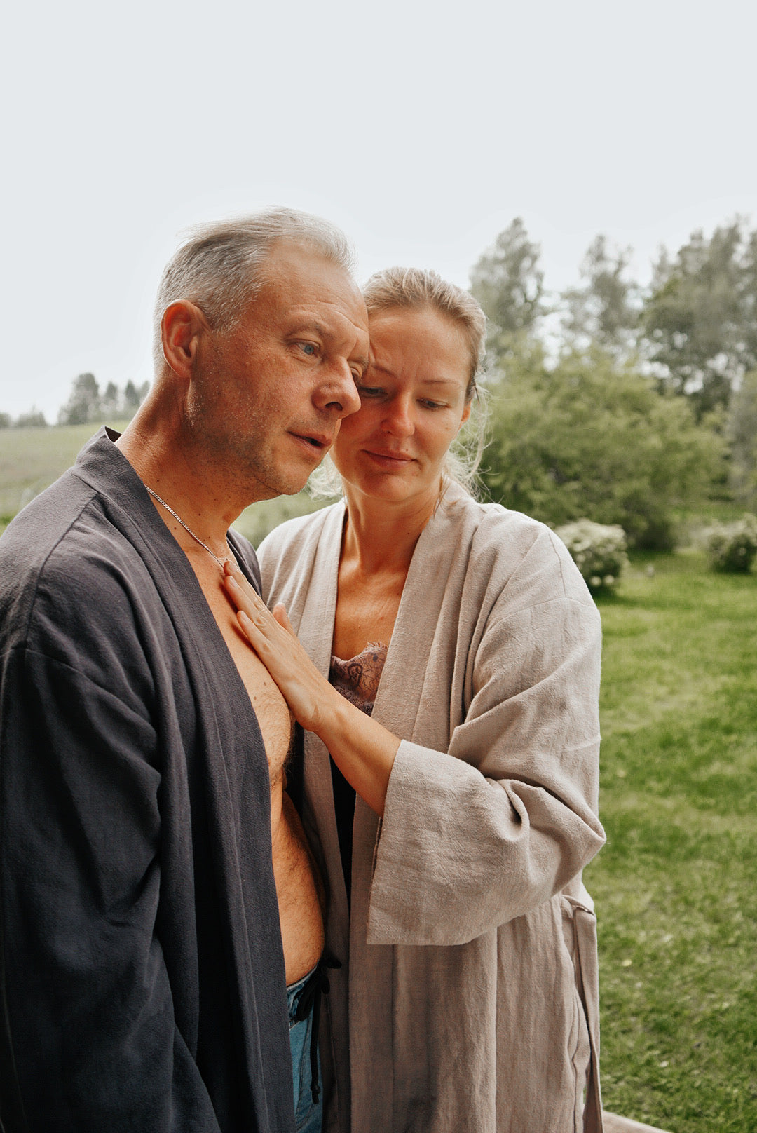 Flax robe AMATA Vīru