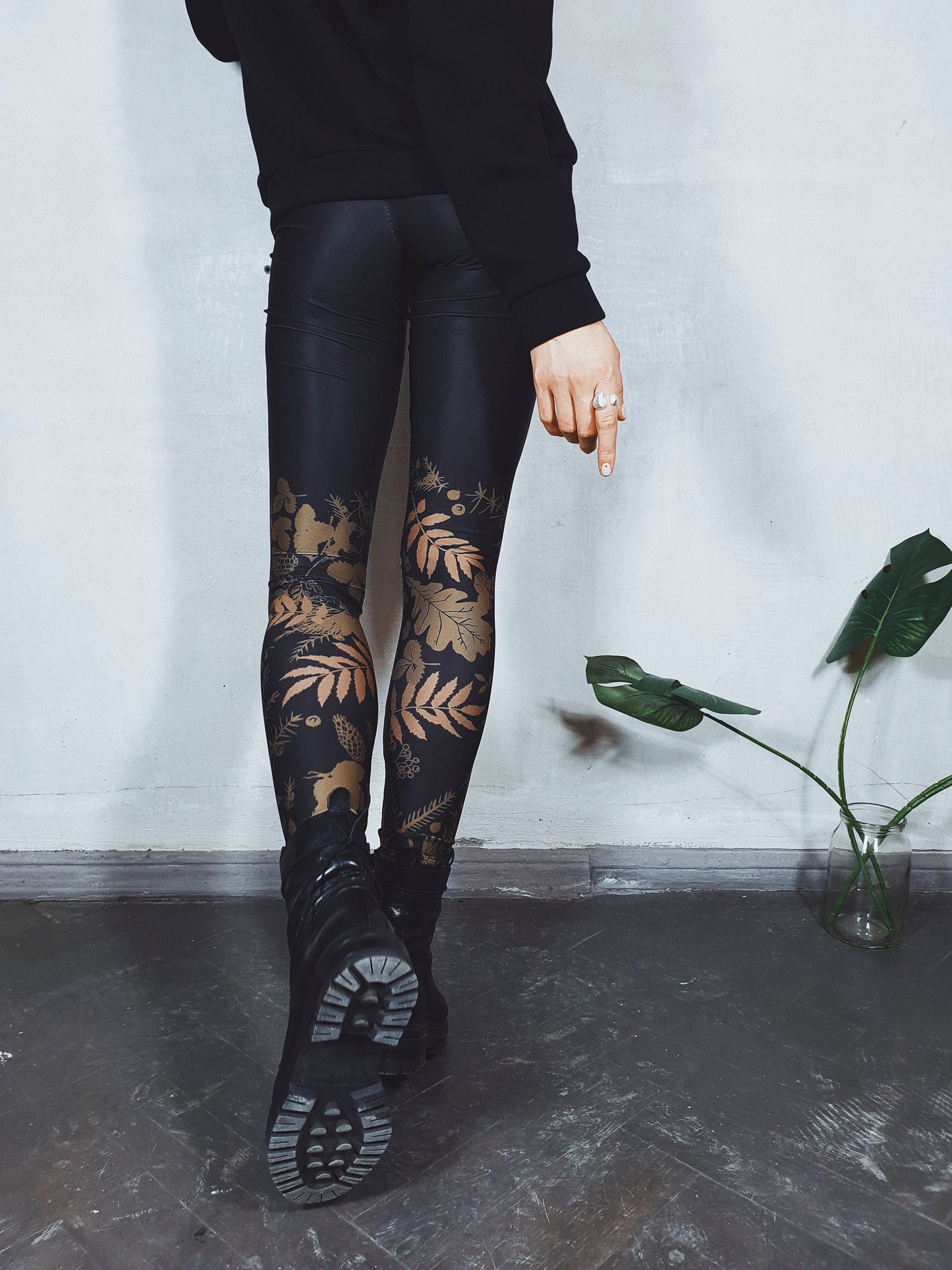Walk of gold Leggings
