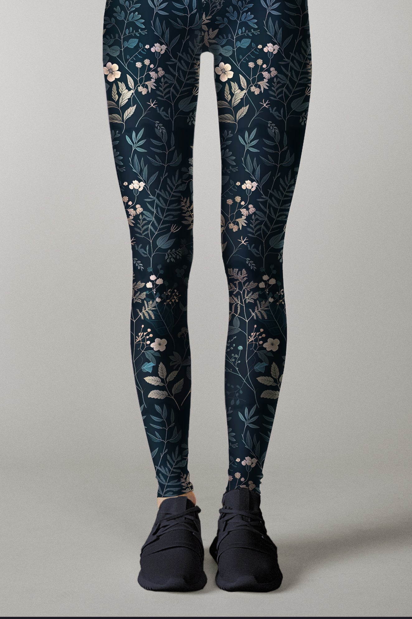 Gentle flower duvet leggings