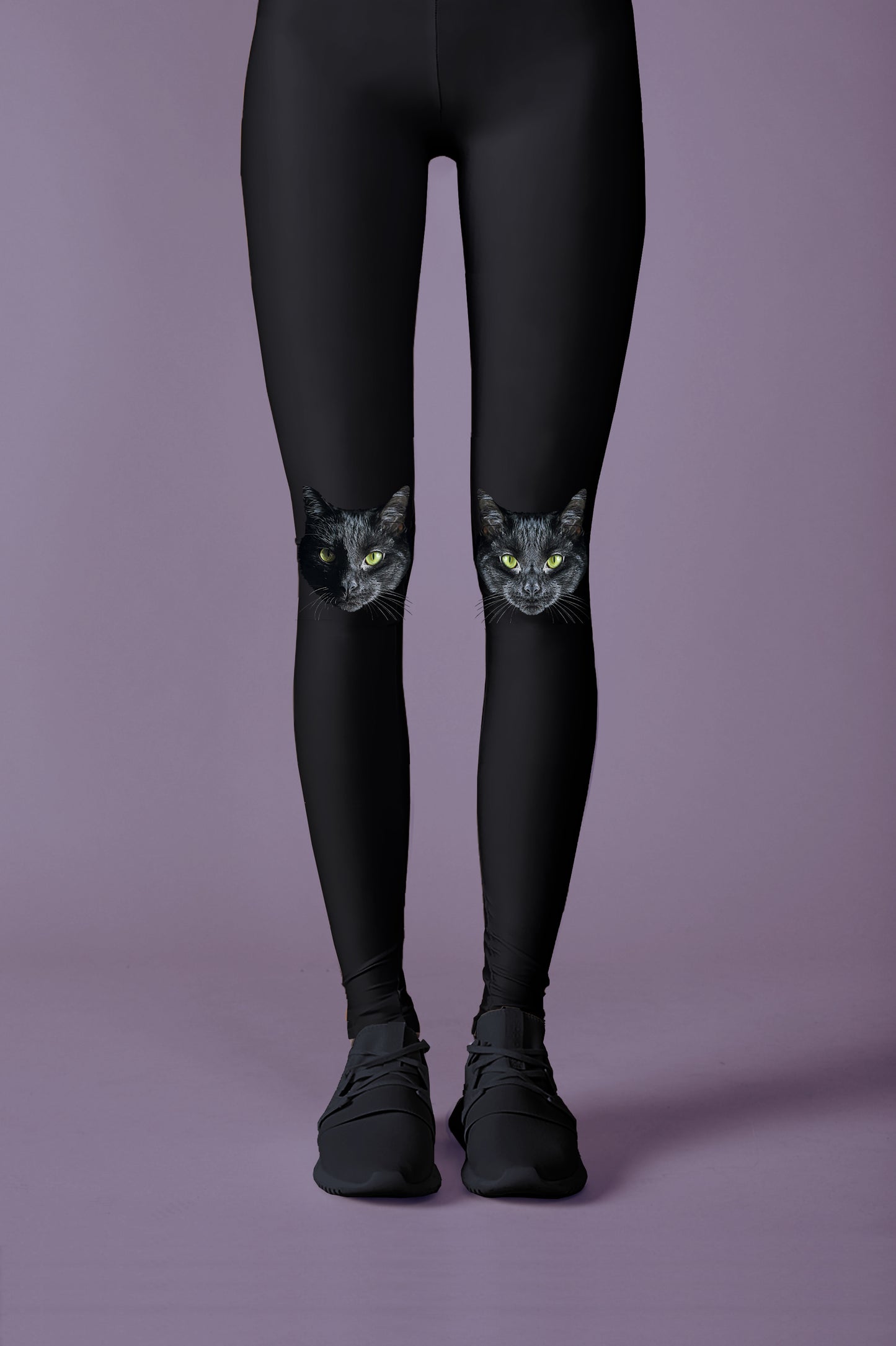 Women's Black Cat Leggings