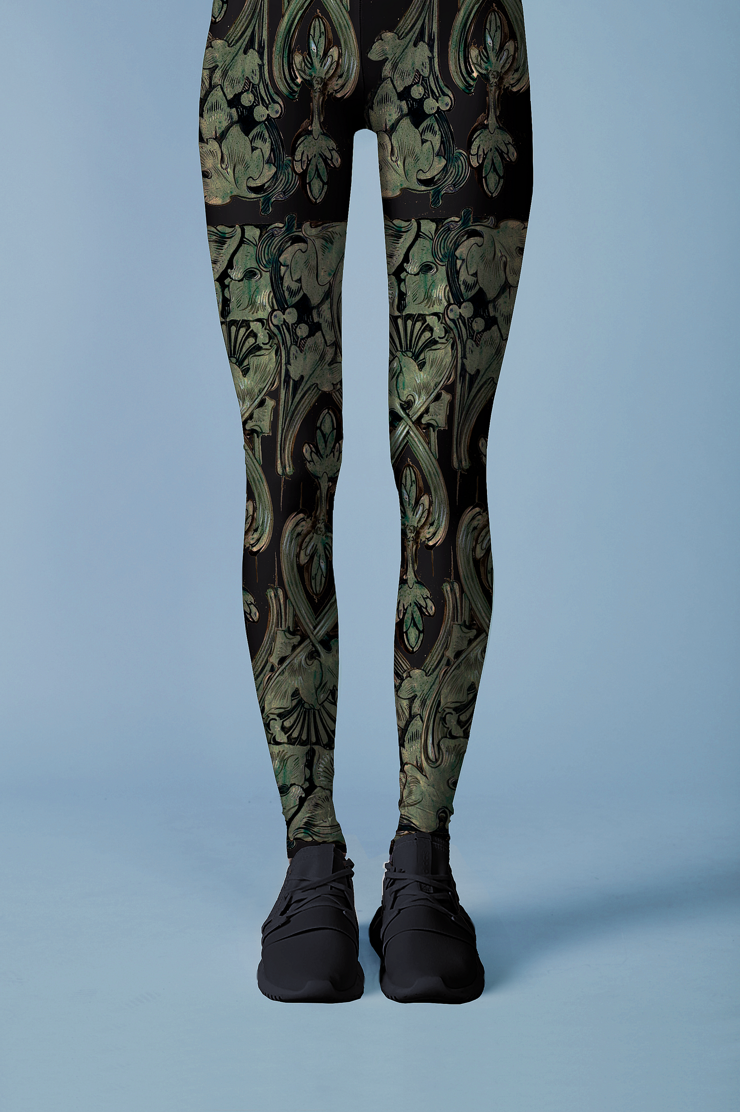 green ceremonial leggings