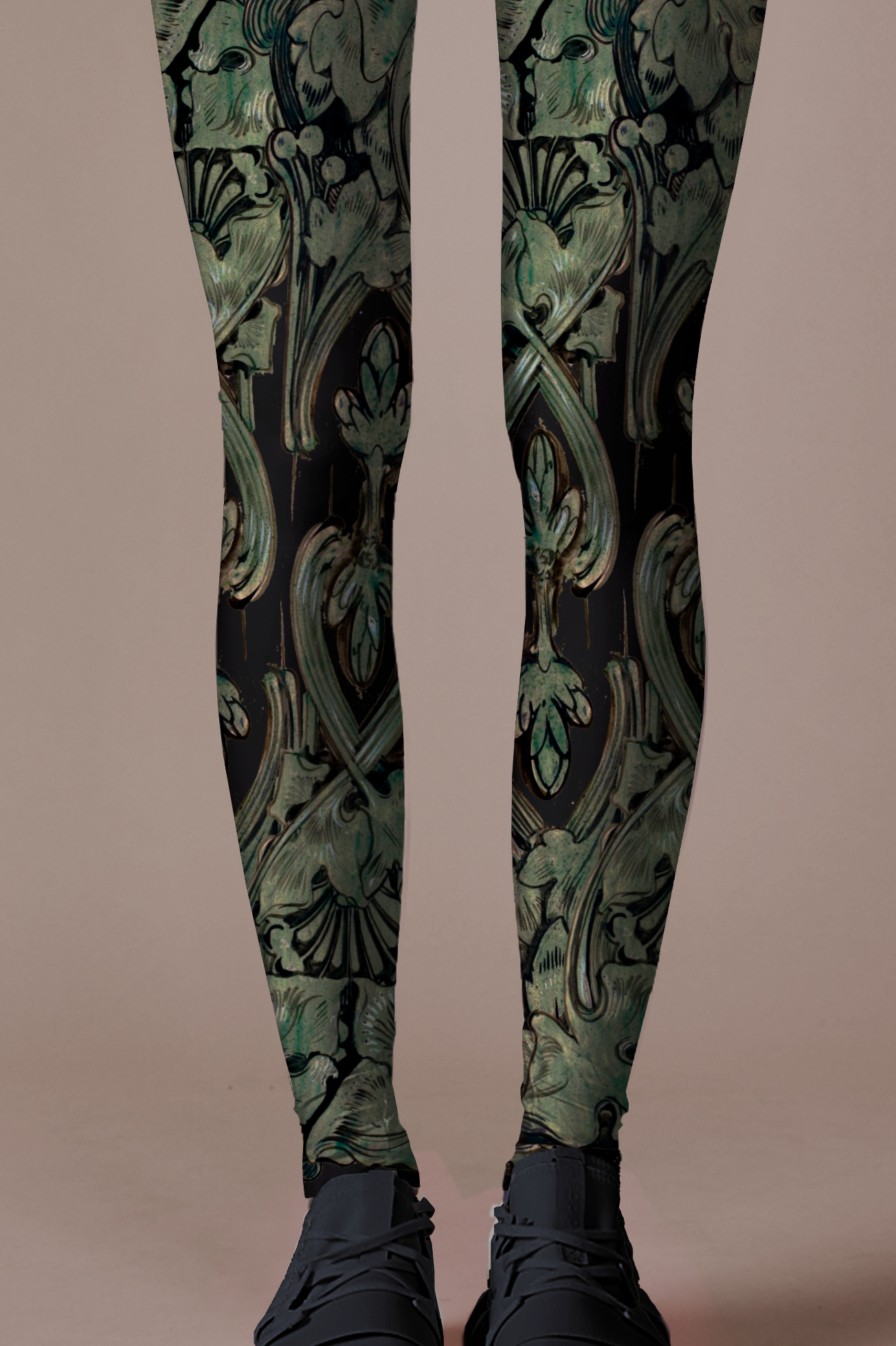 green ceremonial leggings