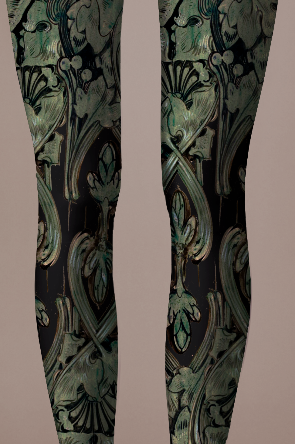 green ceremonial leggings