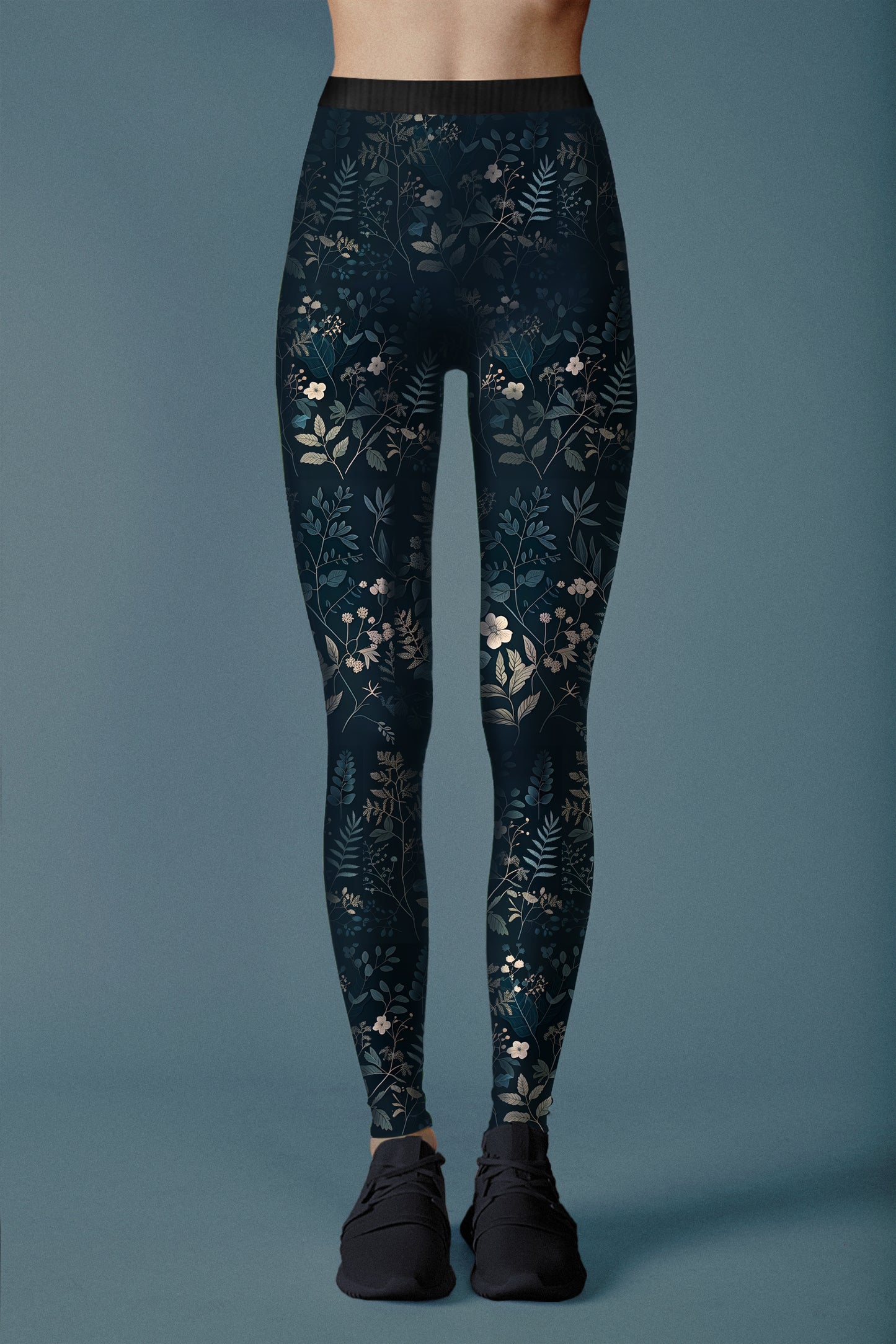 Gentle flower duvet leggings