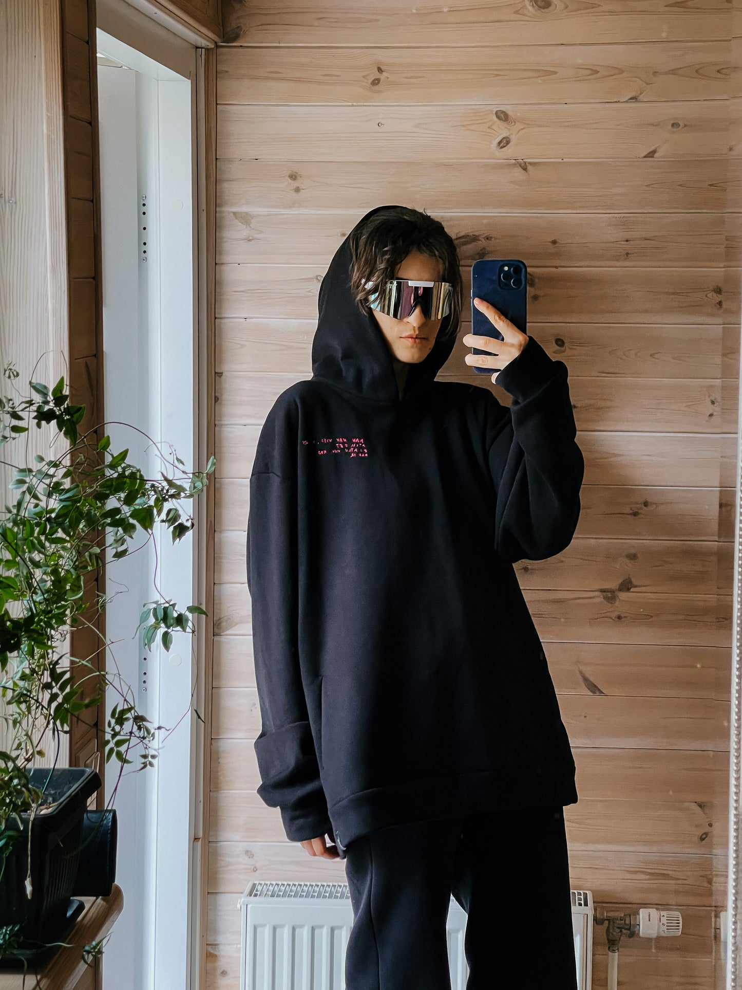 Black hoodie