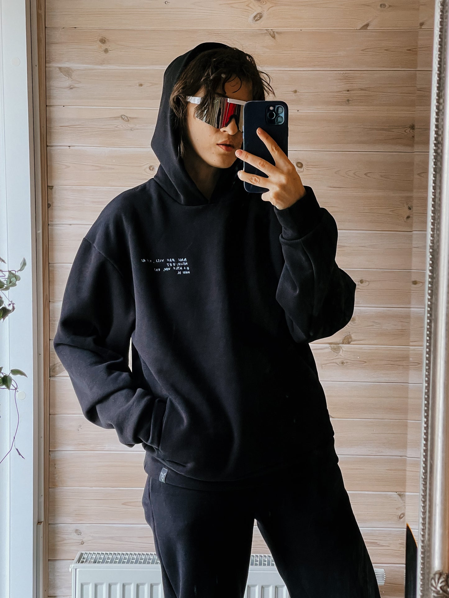 Black hoodie