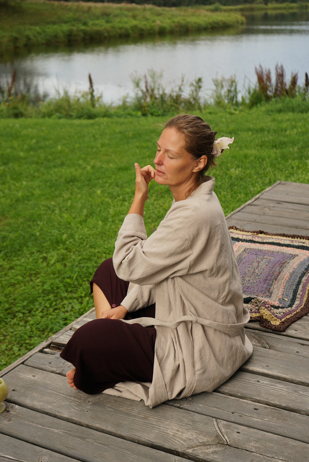 Flax robe AMATA