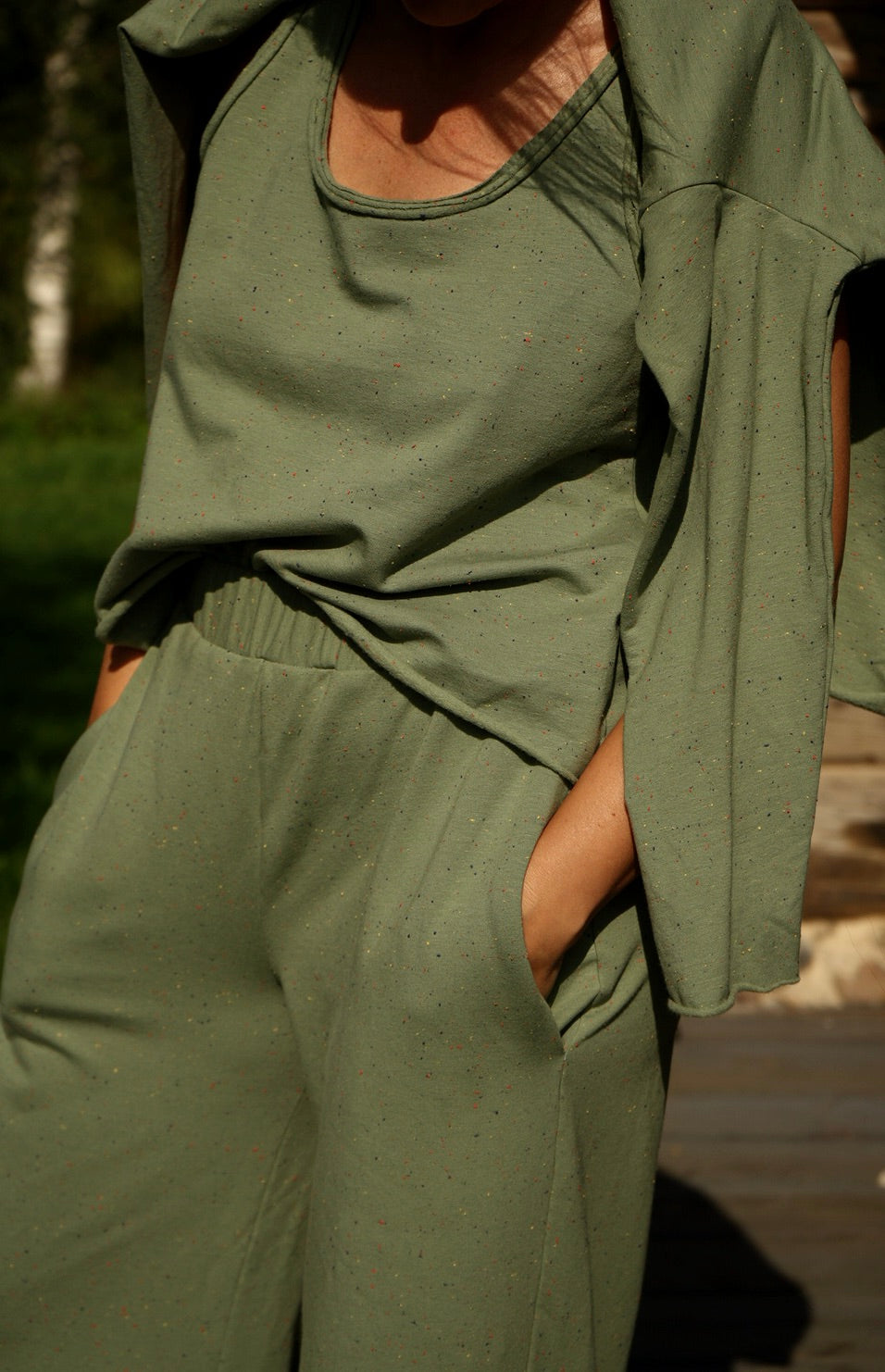 Moss Green Triple Set