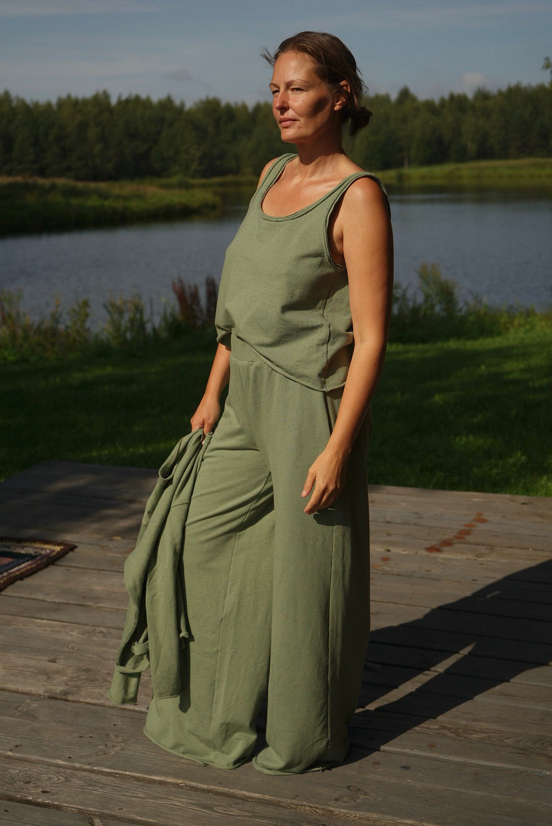 Moss Green Triple Set