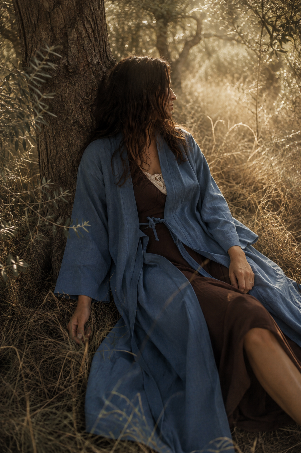 Nettle robe BlueBliss