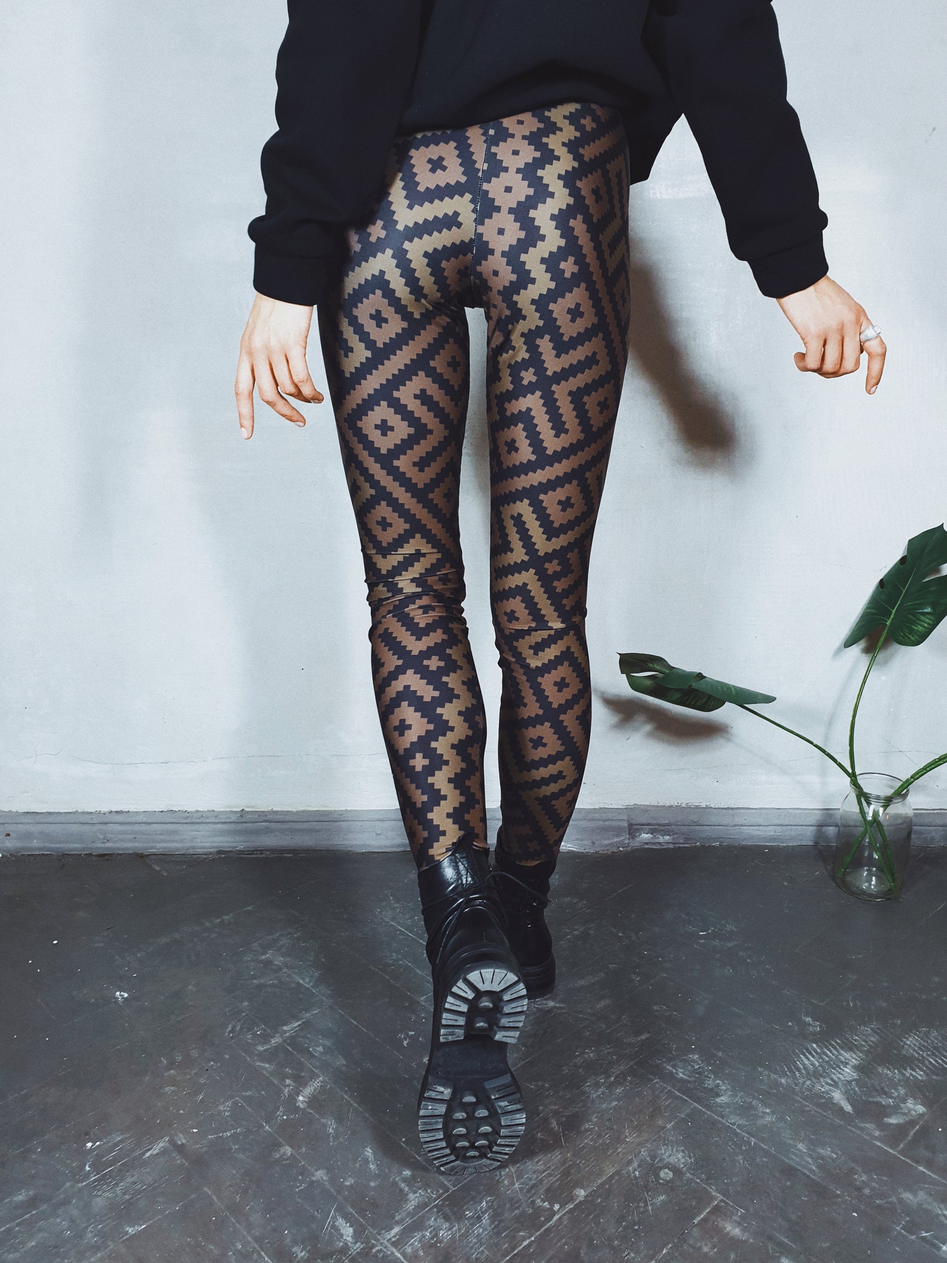 Latvian gold leggings