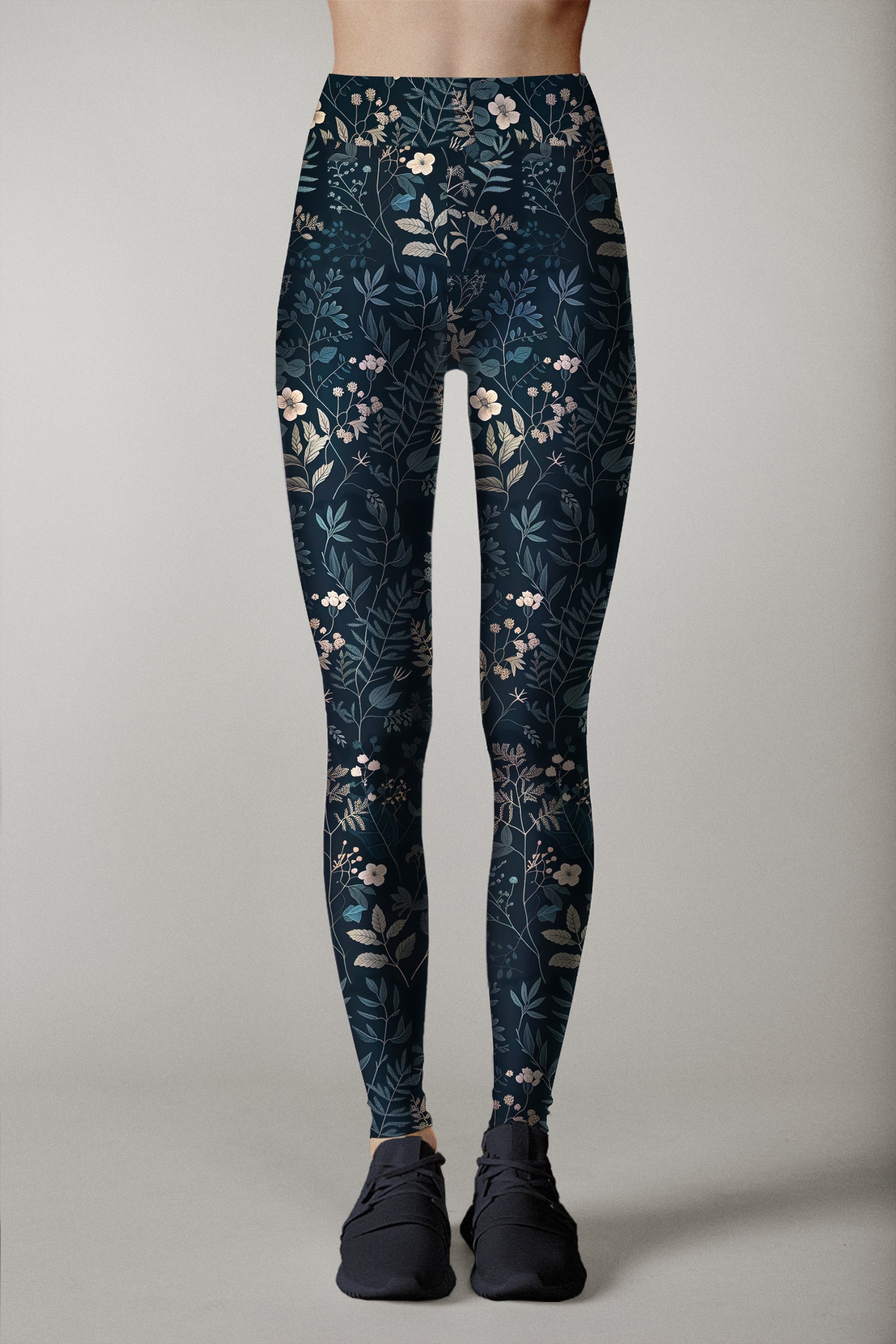 Gentle flower duvet leggings
