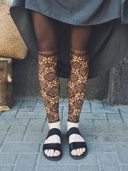 Cotton leggings Morning Stars